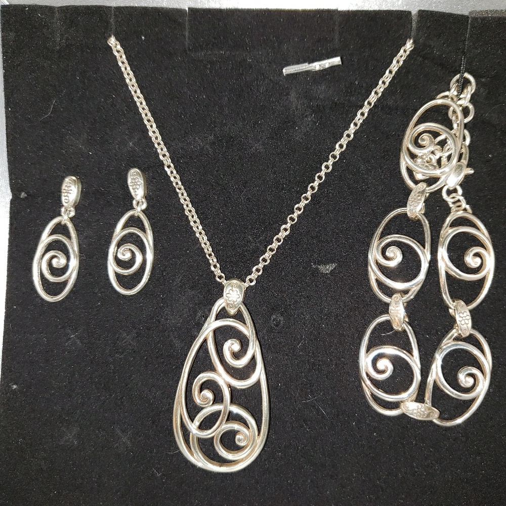 Brighton box set necklace,  earring, bracelet.